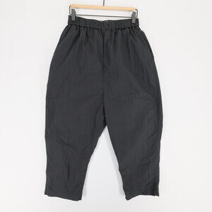 Co Collection Pants Womens S Black Essentials Elastic Waist Crop Cotton Nylon